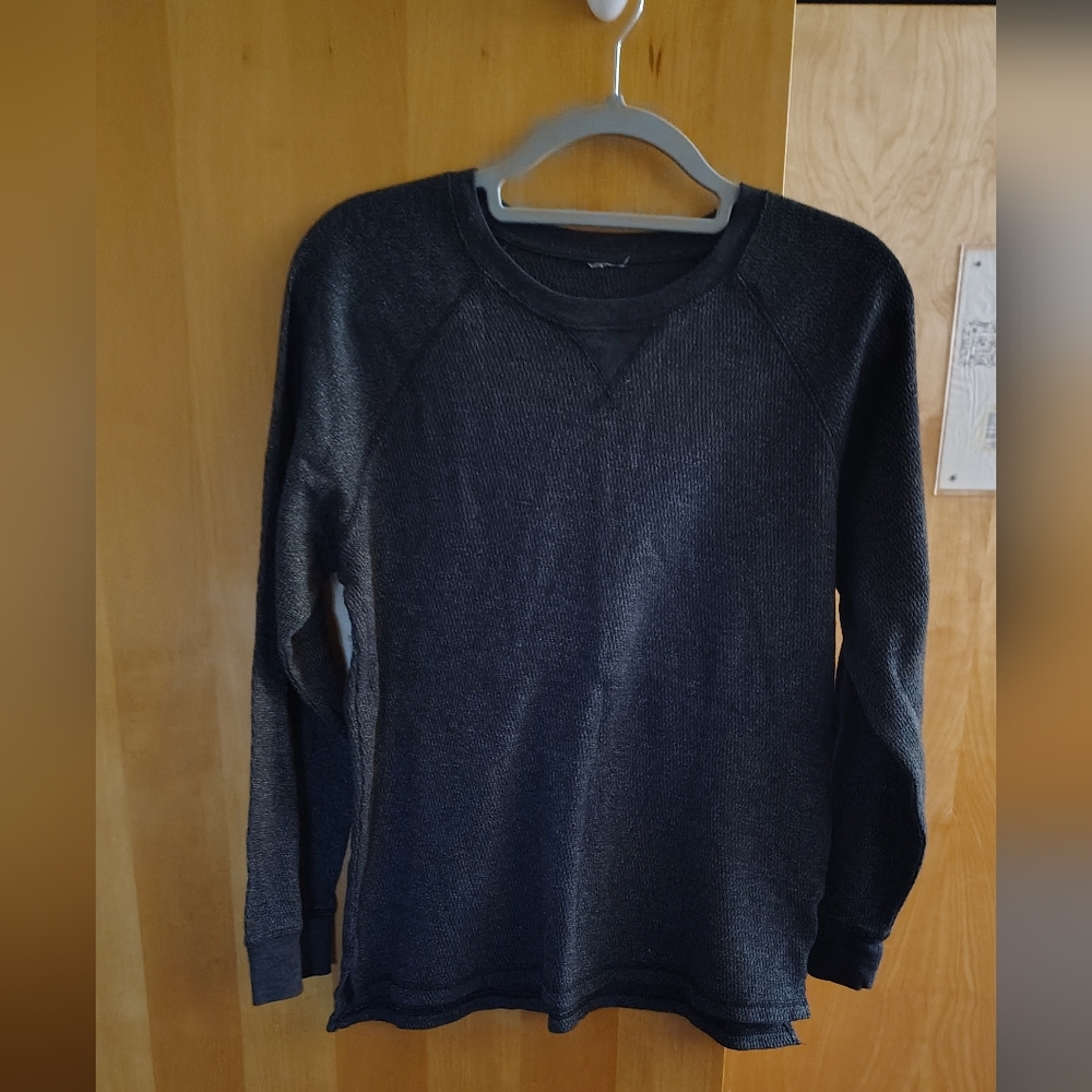 Women's Charcoal Crew Neck Sweater